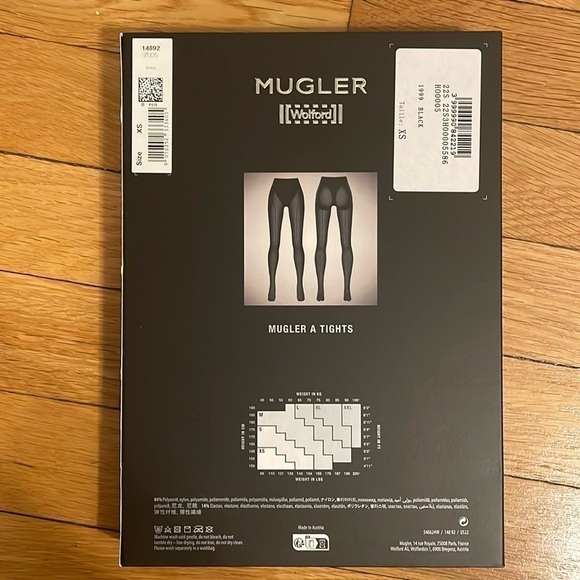 NWT MUGLER & WOLFORD MUGLER A TIGHTS - XS - Picture 4 of 4